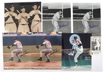 BASEBALL AUTOGRAPHS - RYAN, DIMAGGIO, MUSIAL 