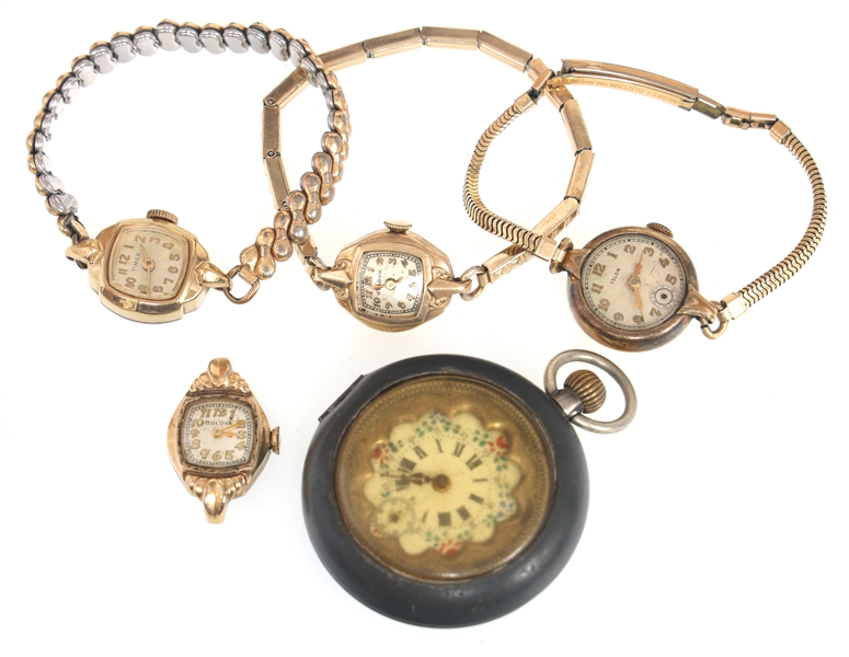 LADIES WRISTWATCHES & POCKET WATCH FOR PARTS OR REPAIRS