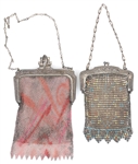 WHITING & DAVIS MESH EVENING BAGS 