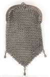 SILVER-TONE MESH EVENING BAGS 