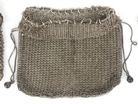 SILVER-TONE MESH EVENING BAGS 