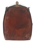 EARLY 20TH C. ART & CRAFTS ERA TOOLED LEATHER HANDBAGS 