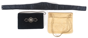20TH C. LEATHER, VELVET, & EMBROIDERED HANDBAGS
