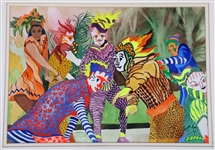 EMERATTA RUDY COME DANCE WITH ME WATERCOLOR ORIGINAL