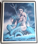 VON TIPTON ORIGINAL PAINTING & SIGNED PRINT