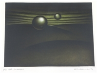 KAZUHISA HONDA 116TH LANDSCAPE MEZZOTINT PRINT SIGNED