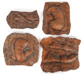 BARBARA BALZER TERRA COTTA FIGURAL PLAQUES