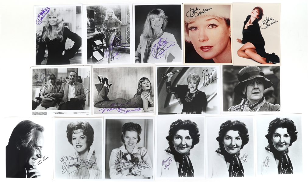 20TH C. TV & FILM ACTORS & ACTRESSES AUTOGRAPHED PHOTOS
