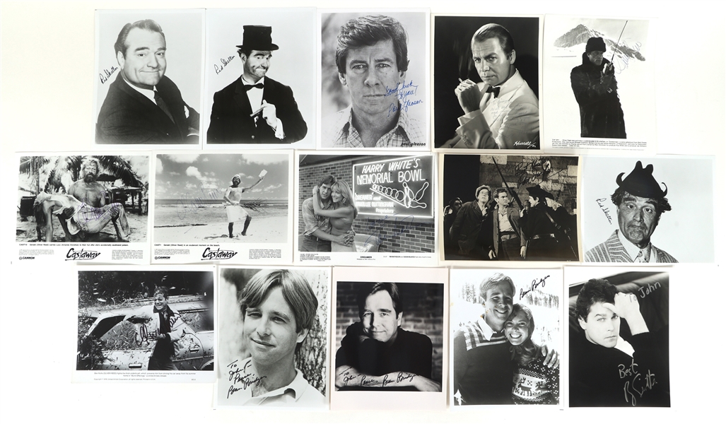 20TH C. TV & FILM ACTORS & ACTRESSES AUTOGRAPHED PHOTOS