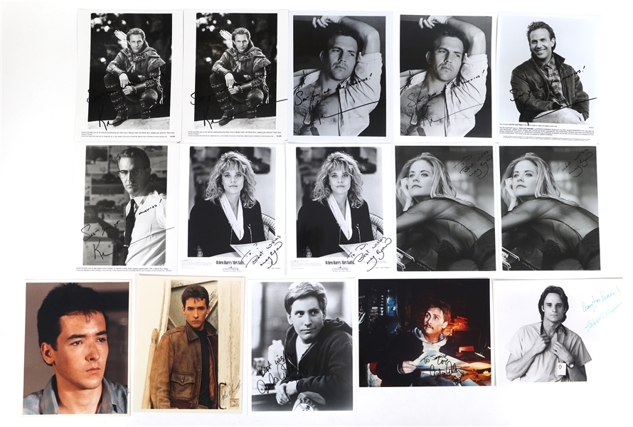 20TH C. TV & FILM ACTORS & ACTRESSES AUTOGRAPHED PHOTOS