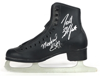 ELDREDGE & WEISS AUTOGRAPHED FIGURE SKATE 