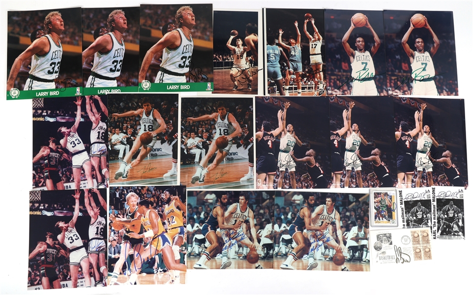 BOSTON CELTICS BASKETBALL AUTOGRAPHED PHOTOS & MORE