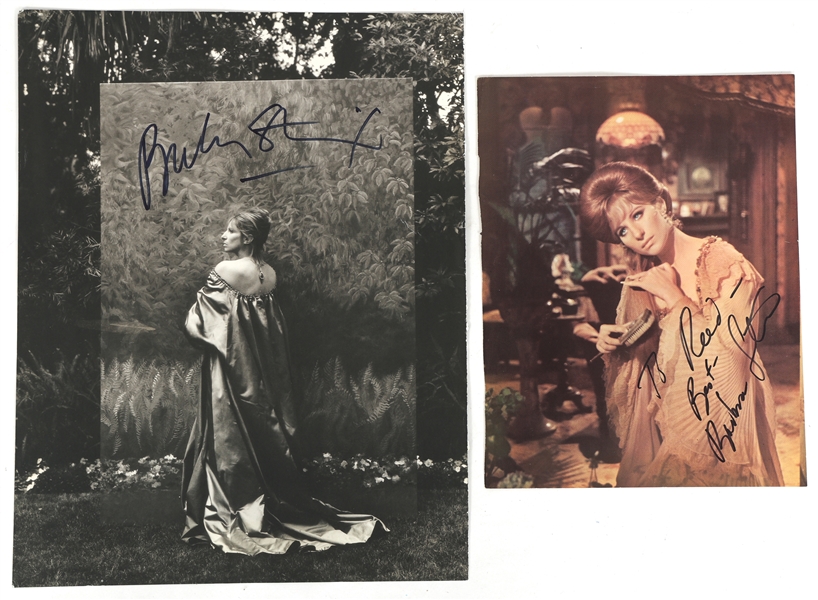 BARBRA STREISAND AUTOGRAPHS