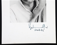 INDIA PRIME MINISTER RAJIV GANDHI AUTOGRAPHED PHOTO