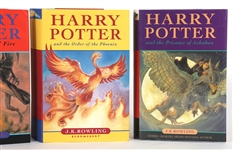 HARRY POTTER BRITISH EDITION BOOKS