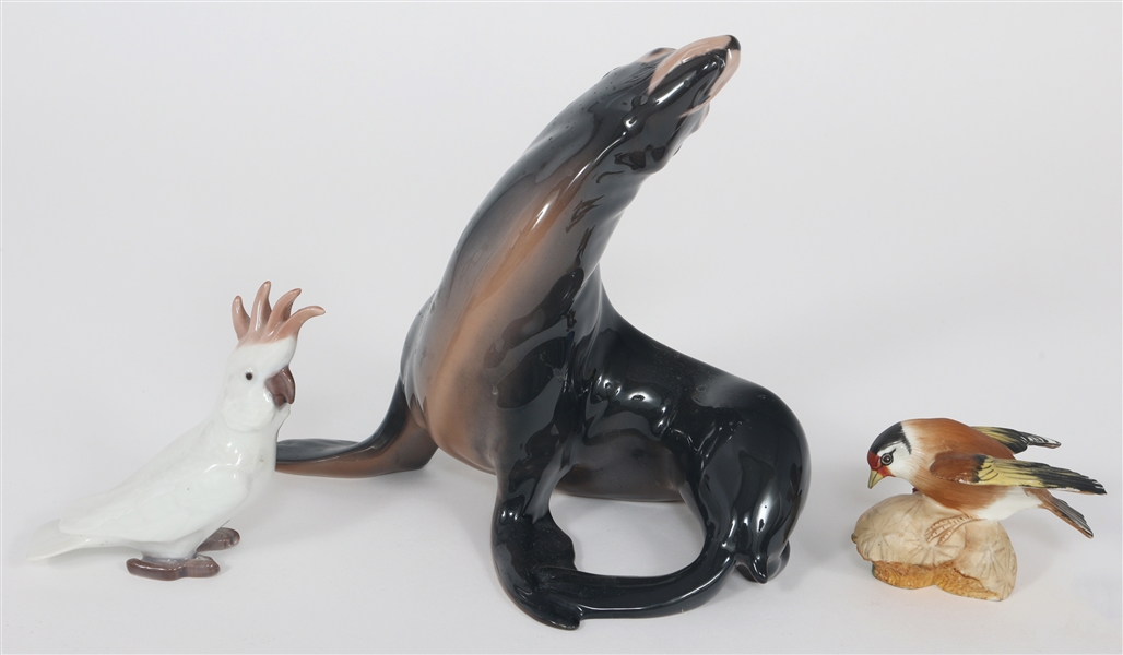 PORCELAIN ANIMAL FIGURINES 