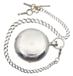 ELGIN W.H. FERRY COIN SILVER HUNTING CASE POCKET WATCH