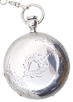 ELGIN W.H. FERRY COIN SILVER HUNTING CASE POCKET WATCH