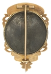 19th C. SCHENECTADY NY SPECIAL POLICE BADGE IN 14K GOLD