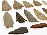 NATIVE AMERICAN ARROWHEADS / POINTS - LOT OF 15