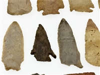 NATIVE AMERICAN ARROWHEADS / POINTS - LOT OF 15