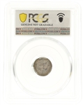 1829 US CAPPED BUST 5C SILVER COIN PCGS FLAW-AU DETAIL