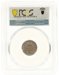 1852 US SEATED 10C SILVER COIN PCGS CLEANED-UNC DETAIL