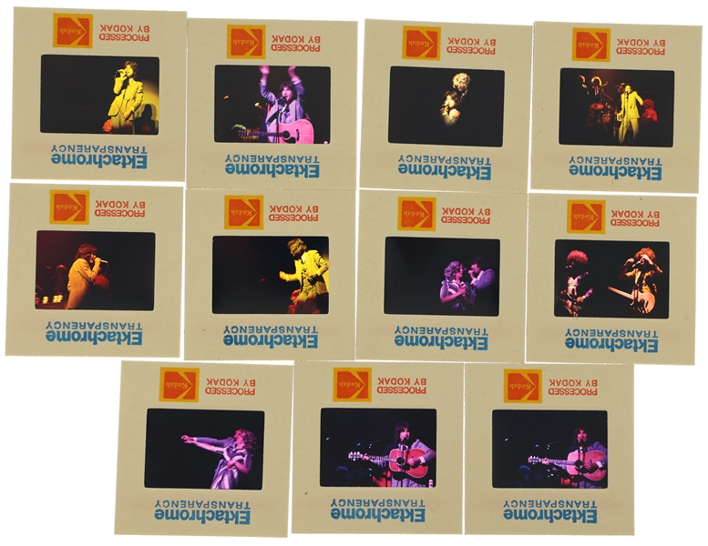ORIGINAL EKTACHROME SLIDES - THE KINKS PERFORMING 1975