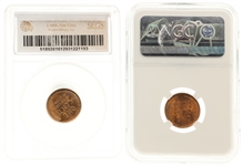 1938-S & 1945 US LINCOLN WHEAT 1C COINS NGC & SEGS