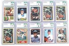 1989 TOPPS BIG & TRADED BASEBALL CARDS CSG GRADED
