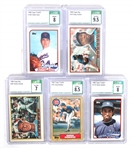 1989 TOPPS BIG & TRADED BASEBALL CARDS CSG GRADED