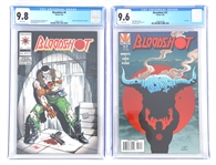 VALIANT BLOODSHOT COMIC BOOKS CGC GRADED NM TO NM/M