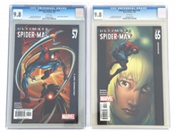 MARVEL ULTIMATE SPIDER-MAN COMIC BOOKS CGC GRADED NM/M