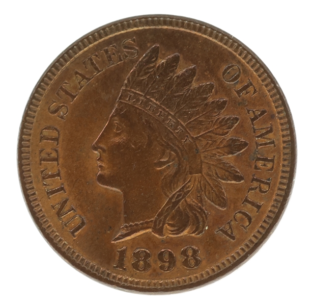 1898 US INDIAN HEAD 1C COIN UNC