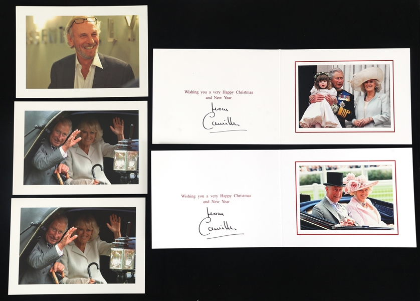 CAMILLA QUEEN CONSORT AUTOGRAPHED CARDS