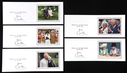 CAMILLA QUEEN CONSORT AUTOGRAPHED HOLIDAY CARDS