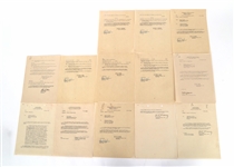 US MILITARY CORRESPONDENCE SIGNED LETTERS