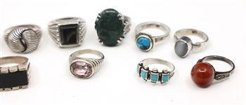 STERLING SILVER FASHION RINGS