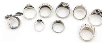 STERLING SILVER FASHION RINGS