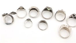 STERLING SILVER FASHION RINGS