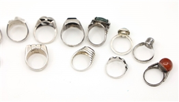 STERLING SILVER FASHION RINGS