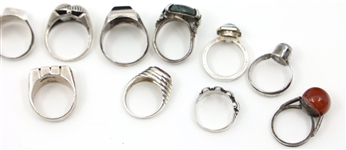 STERLING SILVER FASHION RINGS