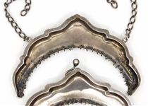 STERLING SILVER ART NOUVEAU STYLE PURSE FRAME 