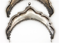 STERLING SILVER ART NOUVEAU STYLE PURSE FRAME 