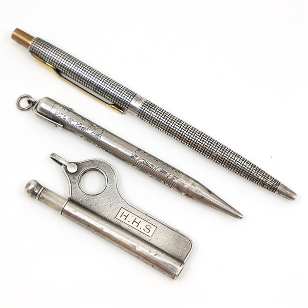 STERLING SILVER ACCESSORIES - PEN, PENCIL, & CIGAR TOOL