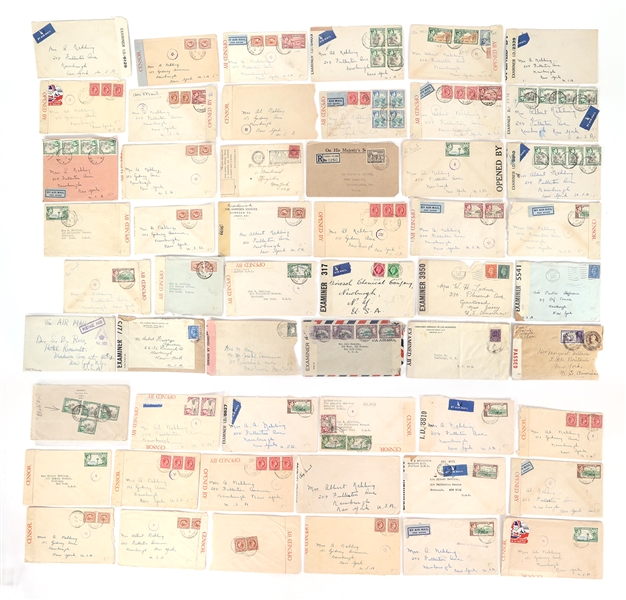 20TH C. INTERNATIONAL STAMP COVERS