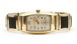 MEN'S WALTHAM GOLD-FILLED CASE MECHANICAL WRISTWATCH