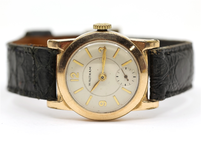 MENS WALTHAM GOLD-FILLED CASE MECHANICAL WRISTWATCH