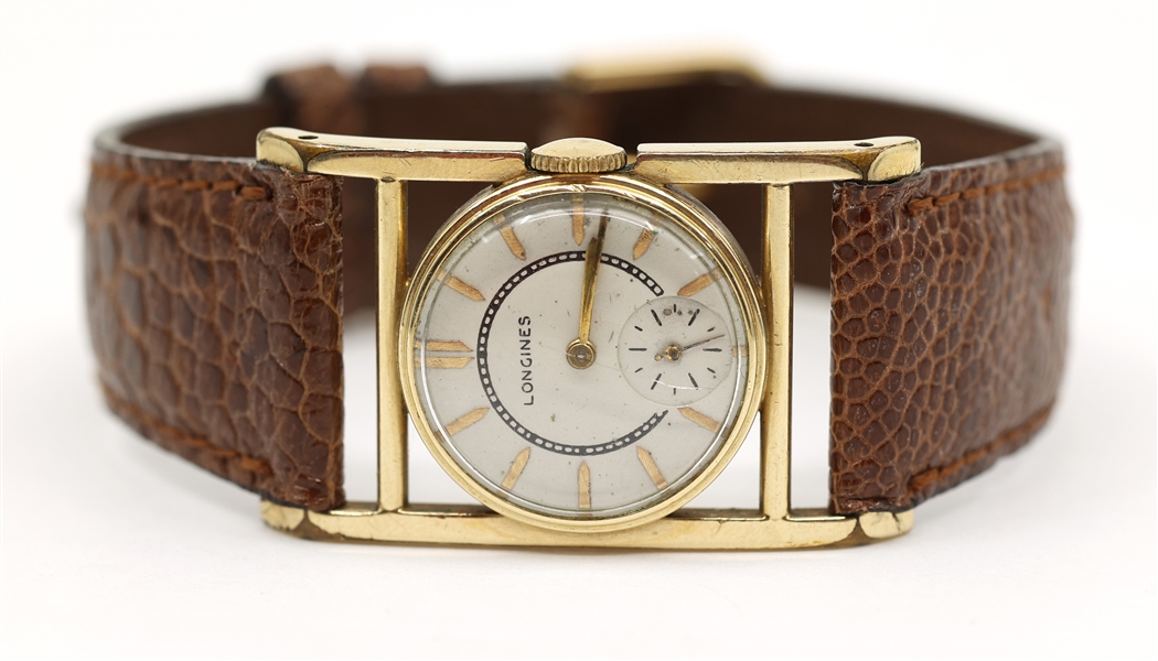 MENS LONGINES GOLD-FILLED CASE MECHANICAL WRISTWATCH