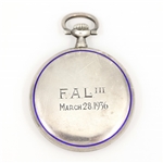 MEN'S ZARA .935 SILVER CASE POCKET WATCH